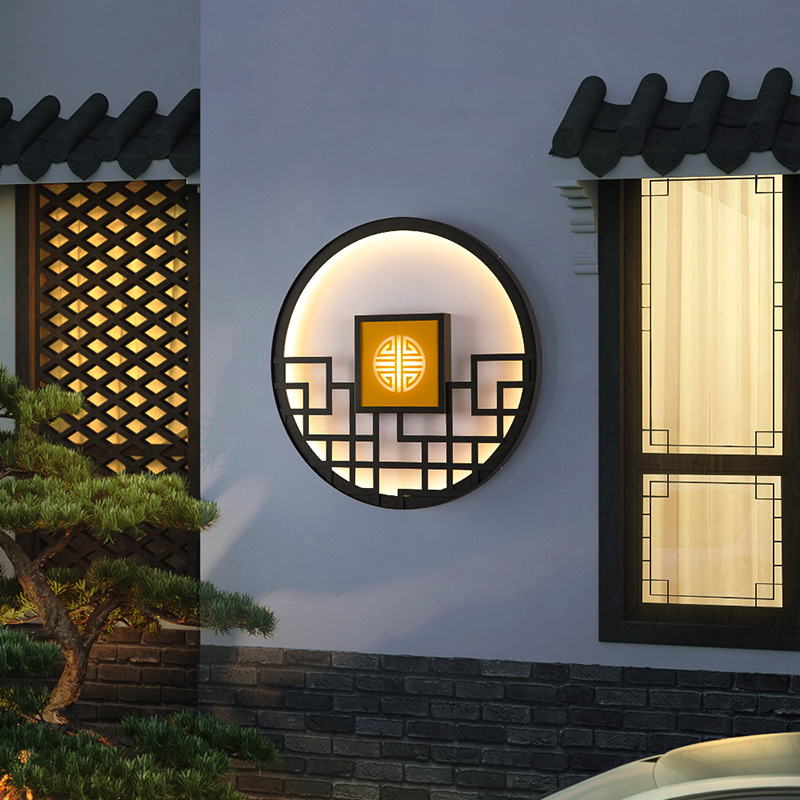 中式庭院壁灯 室内户外适用 三个规格可售