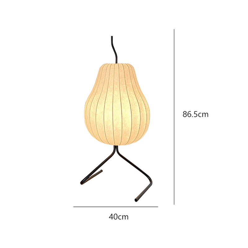 雪梨台灯落地灯 蚕丝台灯落地灯 直径40高86.5cm