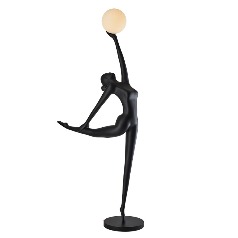 芭蕾舞者落地灯 艺术雕塑摆件 高210cm