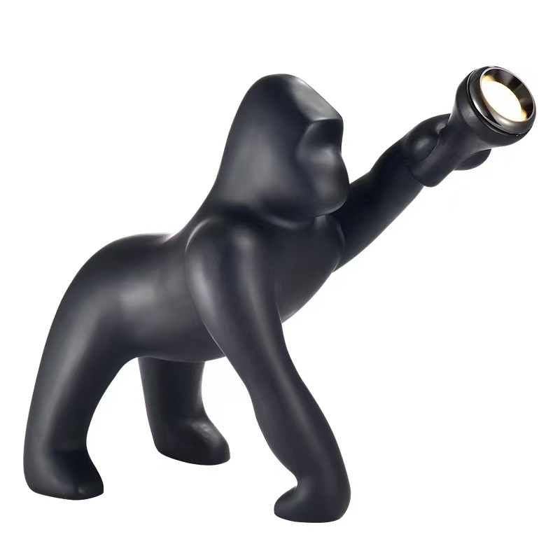 金刚猩猩落地灯 动物雕塑工艺品摆件 两款有售